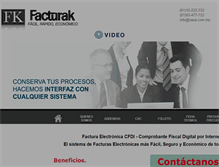 Tablet Screenshot of facturak.com.mx